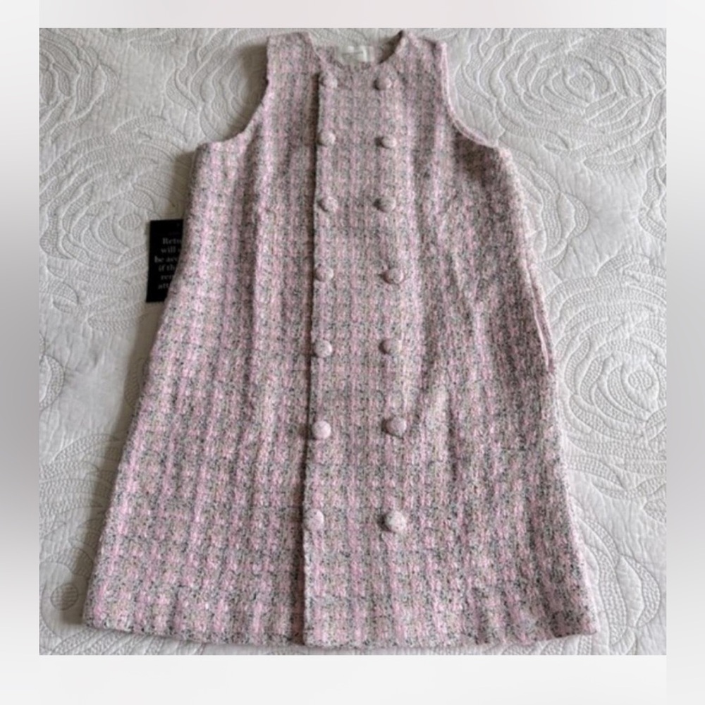 Pink Tweed Pomander Bianca Dress
